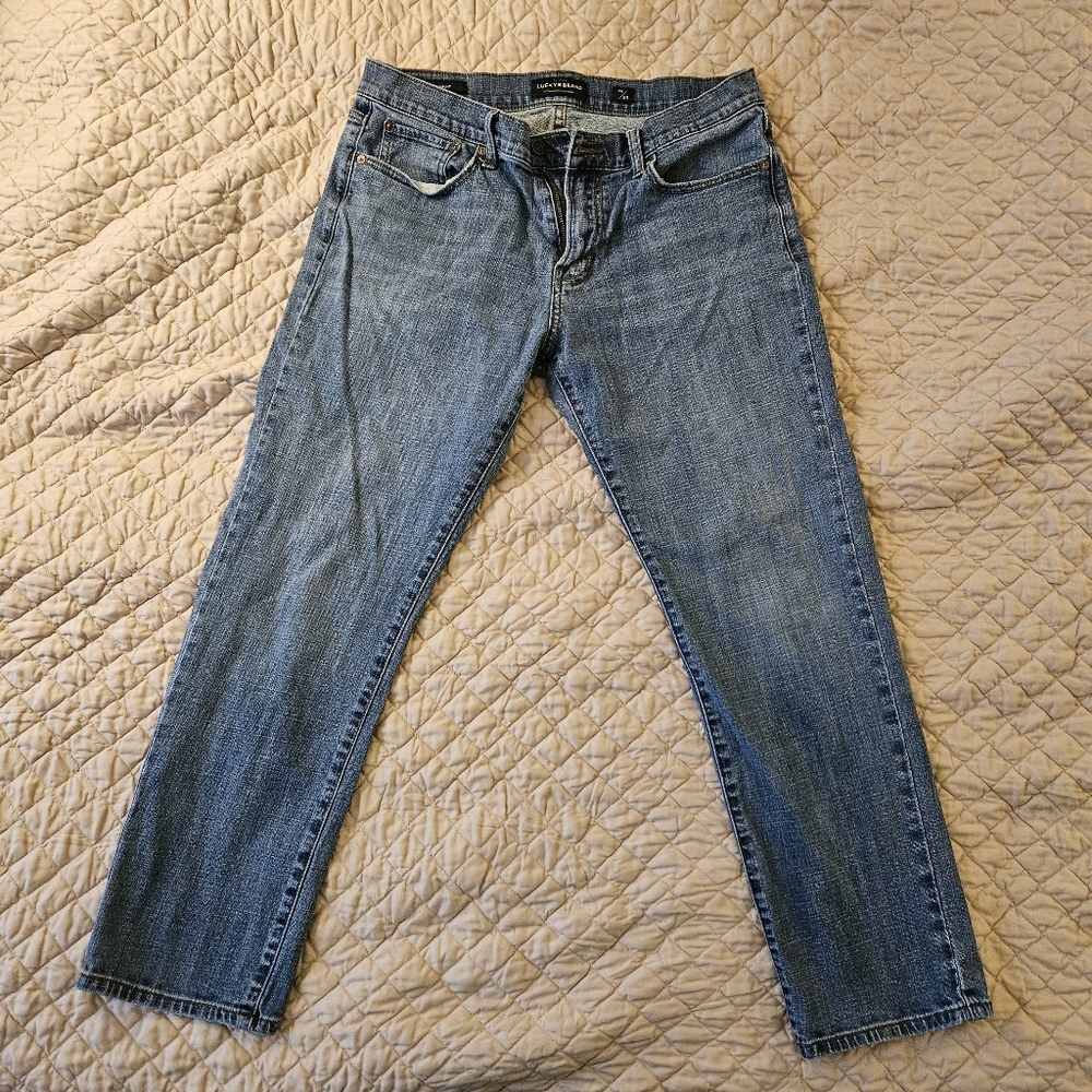Lucky Brand 221 Straight Blue Jeans